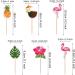 96 Pieces Tropical Hawaiian Cupcake Toppers Luau Summer Flamingo Pineapple Hibiscus Flowers Tropical Palm Leaves Cupcake Toppers Picks Party Supplies - Buy Online on GoSupps.com