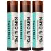 Kind Lips Organic Sweet Mint Lip Balm 3-Pack Cooling Refreshing Lip Care for Dry Chapped Lips 100% Natural Clean Gluten-Free Grain-Free Made in USA Everyday Value chapstick Set