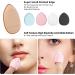 Colorful Finger Size Powder Puffs for Daily Makeup - Light Pink | Ideal for Foundation, Cream Blush & More - Buy Online on GoSupps.com