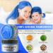 Blue Temporary Hair Color Wax - Instant Washable Hairstyle Dye for Girls & Women | Perfect for Parties Cosplay & Halloween - Buy Online on GoSupps.com