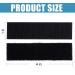 1x4 inch Hook and Loop Strips with Adhesive - 15 Sets  Strong Back Adhesive Fasten Mounting Tape for Home or Office Use Double Sided Strips - Instead of Holes and Screws  Black - Buy Online on GoSupps.com