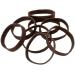 HAARallerliebst Extra Wide Hair Ties (8 Pieces) - Brown 5cm with White Storage Box - Durable & Stylish - Buy Online on GoSupps.com