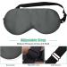 4 Pack Silk Sleep Masks - Black and Grey | Luxurious Eye Mask Set - Buy Online on GoSupps.com