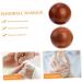Frcolor Handball Massage Balls - Wooden Fitness & Gymnastics Rolling Balls for Stress Relief | International Shipping - Buy Online on GoSupps.com