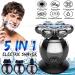 5 in 1 7D Rechargeable Bald Head Shaver for Men - Electric Shaver with LCD Display Beard & Nose Trimmer Facial Cleaning Brush - Perfect for Bald Men - Buy Online on GoSupps.com
