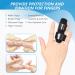Mallet Finger Splint - Aluminum Finger Support for Broken Fingers | Pain Relief & Stabilization for Sprains & Arthritis | 2.7 inch M Black - Buy Online on GoSupps.com