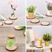 20Pcs 3.5-4 Inch Natural Wood Slices with Bark for DIY Crafts - Kids Arts, Coasters, Ornaments, Rustic Wedding Decor - Buy Online on GoSupps.com