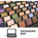 Palette Magn tique Compacte Noire Mate 6 Compartiments en M tal Plaque de Pressage Int gr e Palette de Fards Paupi res et Blush Vide pour Maquillage DIY Rangement Portable - Buy Online on GoSupps.com