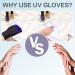 ZOCONE 4 Pairs Anti UV Gloves for Gel Nail Lamp Fingerless UV Gloves for Gel Nails Professional Manicure UV Gloves Unisex Elastic UV Protection Gloves for Gel Nails for Nail Art/Driving/Outdoor - Buy Online on GoSupps.com