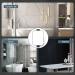 TOUCHBeauty 3X Magnification Shower Mirror with Razor Holder | 360 Swivel Bathroom Accessory | Men & Women | 11 Size | Version 2.0 | Black - Buy Online on GoSupps.com