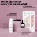 Buy Original Miss Sophie Starterset | Self-Adhesive Nail Foils - Nude Baby Boomer & Sugar Babe | Fast Simple Application | Premium Nail Polish Foil Set - Buy Online on GoSupps.com