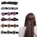 Six five petal lace heart-shaped hair clips hair segmentation clips bangers hair clips diamond flower heart-shaped hair clips knitting hair clips used for hair modeling gifts etc