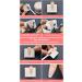 Easy French Smile Cut Line Edge Nail Cutter Acrylic Easy French Smile Cut V Line Tips Manicure Edge Trimmer Almond Shape Pro 9 Size Nail Art Template Tool (3Pcs - All) - Buy Online on GoSupps.com