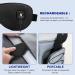Aroma Season Cordless Heated Eye Mask | Warm Eye Compress for Dry Eyes Styes Blepharitis & Chalazion - Moist Heat Treatment (Black - Buy Online on GoSupps.com