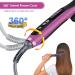 Ceramic Hair Straightening Brush | Fast Heating, 6 Temp Settings, Anti-Scald Design | Ideal for Home, Travel & Salon Use | Black Purple - Buy Online on GoSupps.com