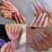 120 Pcs Transparent Acrylic Nail Tips - C Curve Builder Gel with Nail File | Ideal for Extensions & Practice - Buy Online on GoSupps.com