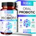 Oral Probiotics for Bad Breath Support, Oral Health Maintenance & Fresh Breath aid - 11 Probiotic Strains, Digestive Enzymes - Supportive Oral Probiotics - Includes Tongue Scraper - 2 Month Supply Oral Probiotic (pack of 1)