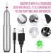 Saviland Portable Electric Nail Drill Machine - 20000 RPM USB Nail File Kit for Manicure Home Salon Use - Includes 7 Nail Drill Bits and 51 Sanding Bands - Silvery - Buy Online on GoSupps.com