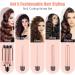 5-in-1 Curling Wand Iron Set with Interchangeable Ceramic Coating Barrels - LCD Display for Different Size Curls and Waves - Buy Online on GoSupps.com