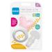 MAM Cooler & Clip - Cooling Bite Ring for Babies 2+ Months | Lightweight Easy Attachment Pink - Buy Online on GoSupps.com