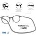 Didinsky Faraday Round Magnetic Glasses - Blue Light Blocking Anti-Reflective Stylish for Men & Women - 6 Colors 5 Sizes for Reading & Comfort - Buy Online on GoSupps.com