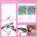 Cojwis 5 Pack Women s Blue Light Filter Reading Glasses - Ultralight Spring Hinges Multiplication 2.25x Stylish Patterns 5 Mixed Colors - Buy Online on GoSupps.com