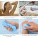 Fitmedify Skin Sponge: Double Sided Exfoliating Bath Sponge - SuperPeeler for Callus Removal - Dead Skin Remover for Adults & Children - 4Pcs (Mix) - Buy Online on GoSupps.com