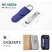 MR.GREEN Collapsible Travel Nail Clippers Set with Nail Files - Stainless Steel Manicure Tools in Blue Leather Case - Buy Online on GoSupps.com