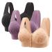 XWSM 3PCS Medium Older Women BH Front Closure Button BH Daily Wireless Cotton Everyday Soft Women Seniors West Bhs 46/105abc B