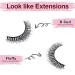 SONAFEEL Short Eyelashes - 12mm Fluffy D Curl Mink Lashes | 10 Pairs Reusable Russian Strip Lashes Pack BO06 - Buy Online on GoSupps.com