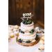 BOOM! Married Wedding Cake Topper Silver Glitter Funny Cake Topper Quirky Nerdy Topper - Buy Online on GoSupps.com