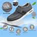 Plantar Fasciitis Shoes for Women | Adjustable Extra Wide Slip-On & Orthopedic Walking Shoes for Elderly & Diabetic Feet - Dark Blue 9.5 - Buy Online on GoSupps.com