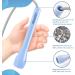 Professional 3m PVC Speed Jump Rope for Adults - Adjustable Non-Slip Grip | Includes Training Poster - Ideal for Men Women & Kids - Blue - Buy Online on GoSupps.com