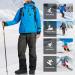 Pioneer Camp Men's Ski Pants XL - Gray Lined Suspenders for Snowboarding & Skiing | Outdoor Winter Wear - Buy Online on GoSupps.com