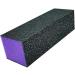 PrettyClaw 12pc Disposable Nail Buffer Blocks - 3-Way 60/60/100 Grit, Black/Purple - Nail File Sanding Buffer Set - Buy Online on GoSupps.com