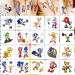 Sonic Birthday Party Supplies  60PCS Sonic Temporary Tattoos Party Favors  Cute Fake Tattoos Stickers Cartoon Party Decorations for Kids Boys Girls Party Gifts Birthday Decorations Rewards Gifts