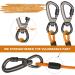 Tie Out Cable for Dogs 50ft Dog Leash for Large Dogs Long Dog Leash 1007 lbs Dog Leads for Yard Chew Proof Heavy Duty Dog Tie Out Cable for Large Dogs Durable Dog Runner Tether Line for Outdoor Orange - Buy Online on GoSupps.com