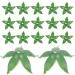 STOBOK 120pcs Artificial Flower Cups Silk Plastic Flowers Sepals Vessels For DIY Floral Wedding Decor
