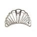 TANG SONG 4PCS Fan-shaped Metal Hair Claw Clips Set - Hair Catch Barrette Jaw Clamp for Women - Half Bun Hairpins - Silver Gold Rose Gold Black - Buy Online on GoSupps.com