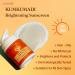 Auravedic Kumkumadi Sunscreen Serum SPF 50 PA++++ | Mineral Face Sunscreen for Sensitive Skin | Lightweight Non-Greasy & Makeup-Friendly | 1.76 Oz (50g) - Buy Online on GoSupps.com