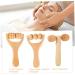 3PC Wood Massage Tools Set - Handheld Scooter for Full Body Muscle Relief | Waist Leg & Hand Massage Devices - Buy Online on GoSupps.com