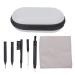 Hearing Aid Amplifier Cleaning Tools - Small Brush Clean Needles Cleaning Cloth - Hearing Aid Cleaning Kit with Case