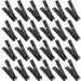 Nail Clippers Set 24 Pack Stainless Steel Nail Clippers Bulk Black Nail Cutter Ultra Sharp Sturdy Fingernail Clippers and Toenail Clippers for Women Men(24 Pcs-Black)