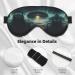 UFO at Night Print Unisex Sleep Eye Mask | Soft Comfort Eye Shade for Travel Yoga & Shift Work - Buy Online on GoSupps.com