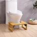 AmazerBath 7 Bamboo Toilet Stool - Collapsible Poop Stool, Natural Color - Pack of 1 - Buy Online on GoSupps.com