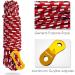 GEERTOP 6 Pack Ultralight 5mm Guy Lines with Aluminum Adjuster | Camping & Backpacking Tent Cords | Outdoor Shelter Ropes for Climbing & Hiking | Survival Gear - Red - Buy Online on GoSupps.com