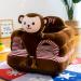 Baby Support Seat  Cute Baby Sofa Chair for Sitting Up  Comfy Plush Infant Seats (Monkey W17.5" x H17.5") Monkey W17.5" x H17.5" - Buy Online on GoSupps.com