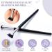 6 Pcs Fan Mascara Brush Set with Wooden Handle - Eyelash Makeup Tool for Women and Girls - Buy Online on GoSupps.com