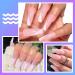 Dip Powder Clear Pink Color  2 Ounce/ 56 Gram  AMAZDIP Dipping Powder Nail System for French Nail Art Design Salon/DIY at Home 02-Crystal Pink - Buy Online on GoSupps.com