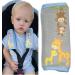 Heckbo 2x Baby stroller carriage belt protective with baby animals mom - seating belt shoulder cushion shoulder pillow belt cheeky car seats for children boys boys girls babies baby animals with mom
